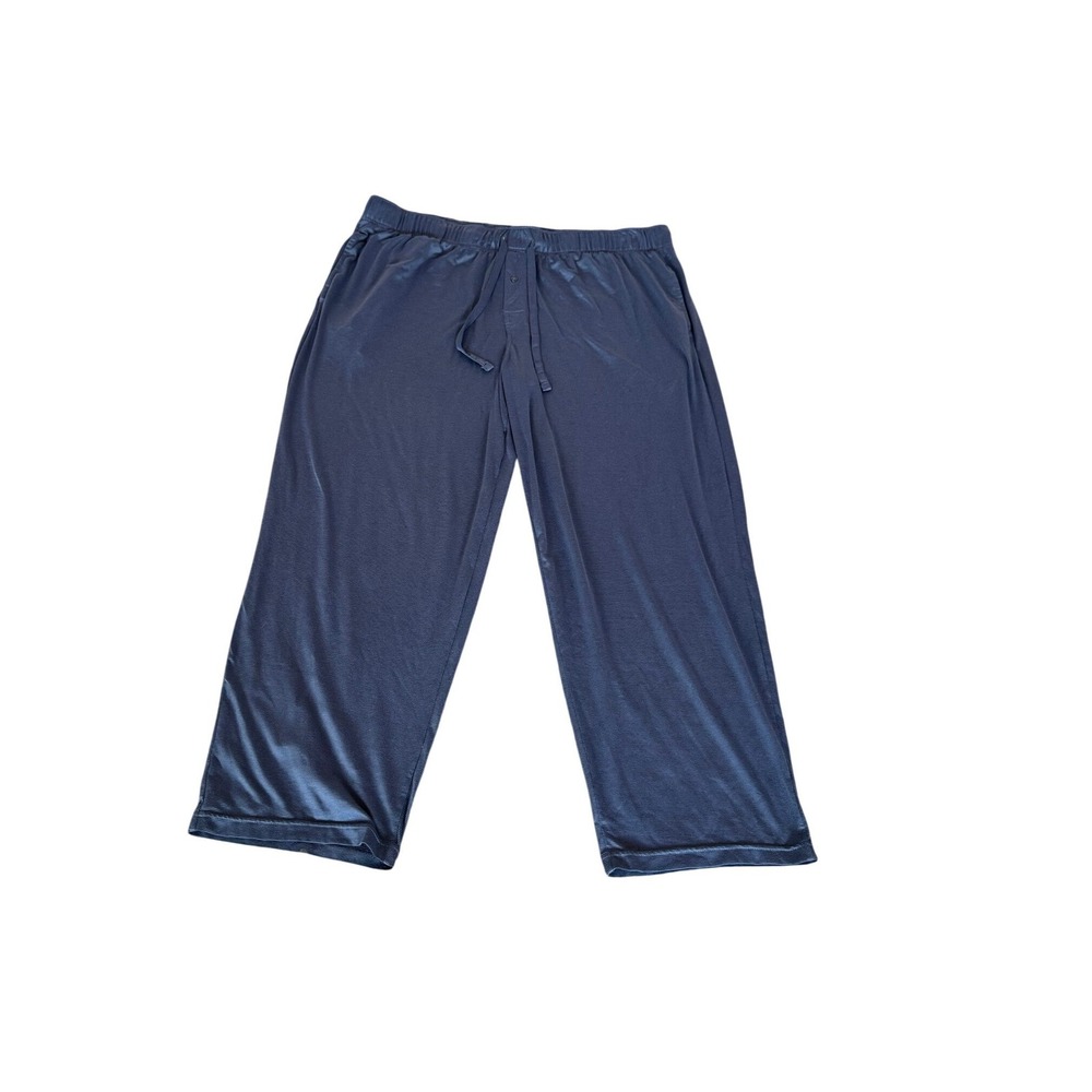 Fruit of the Loom Mens Navy Micro Stripe Lounge Pajama Pants Drawstring  XL